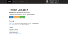 Tablet Screenshot of lamadon.com